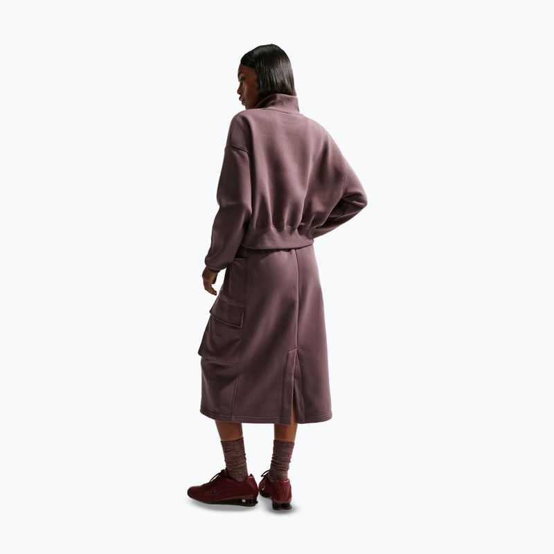 Damen-Sweatshirt Nike Sportswear Phoenix Fleece 1/2 Zip Cropped tattoo/sail 3