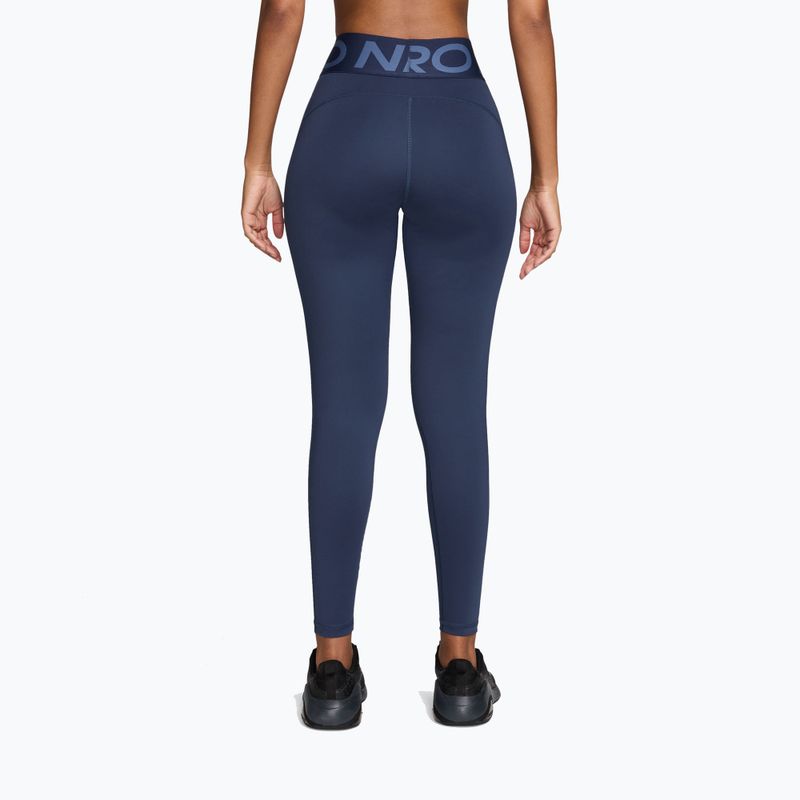 Damenleggings Nike Pro Sculpt midnight navy/white 2