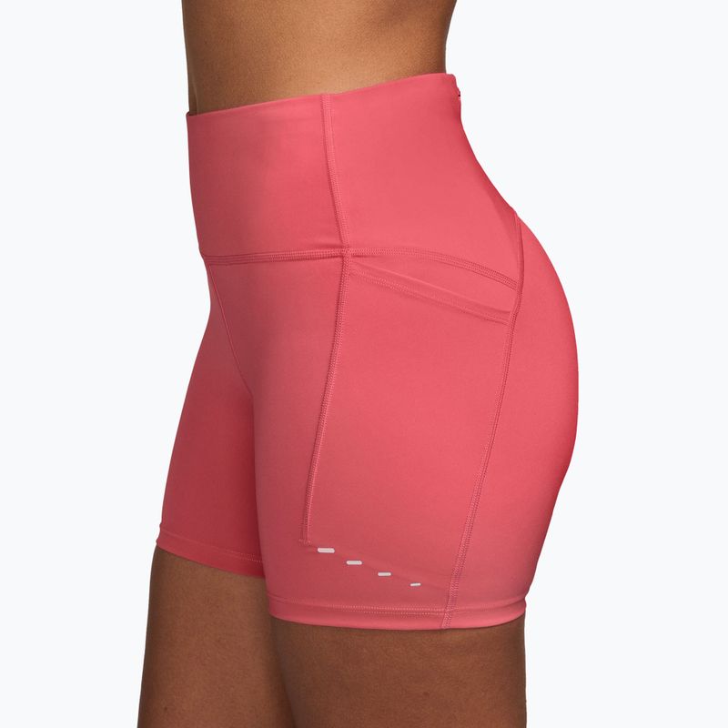 Damen-Laufshorts Nike Swift High-Waisted 4 "sea coral" 3