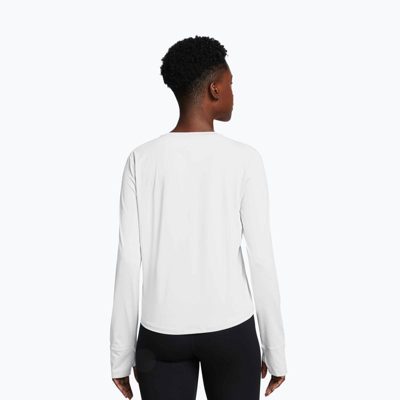 Trainings-Longsleeve Nike One Classic Dri-Fit white/black 2