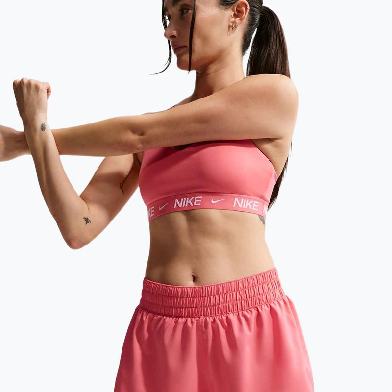 Damen Laufshorts Nike One Dri-FIT 2IN1 sea coral/white 6