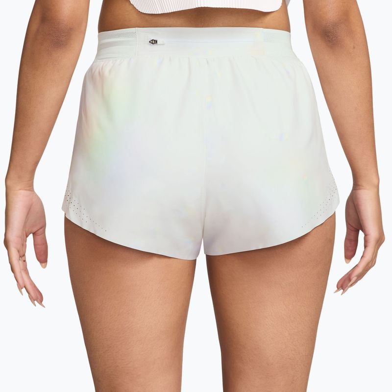 Damen-Laufshorts Nike AeroSwift Dri-Fit ADV Mid-Rise Brief Lined 3" off white/white/black 2