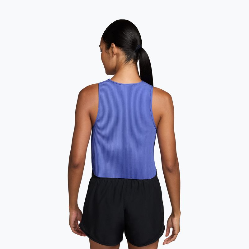 Damen-Lauftop Nike AeroSwift Dri-Fit ADV Cropped Tank Top off sapphire/black 2