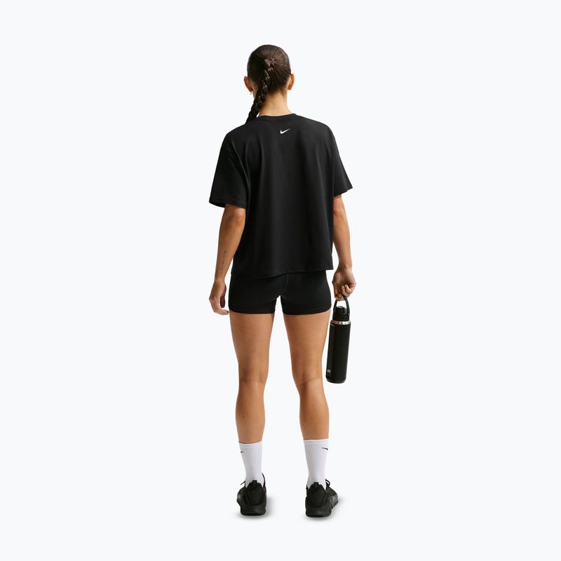 Damen-Biker-Shorts Nike Pro Mid-Rise Biker 3" black/university gold/white 3