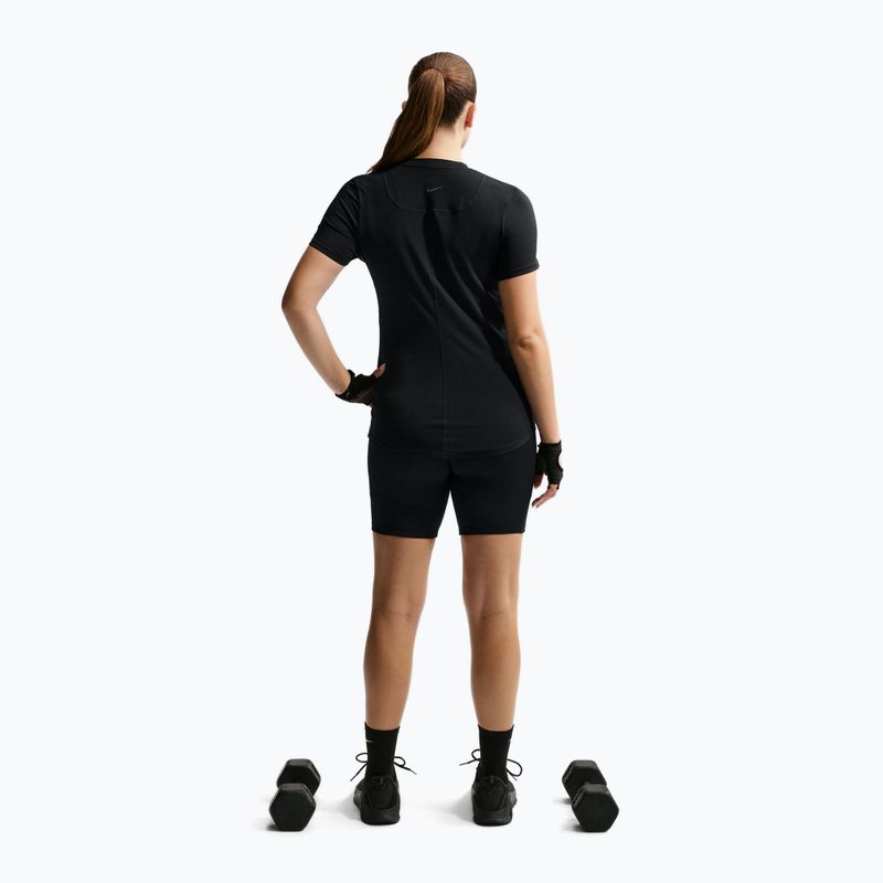 Damen-Shorts Nike One Maternity High-Waisted 8" black/white 3
