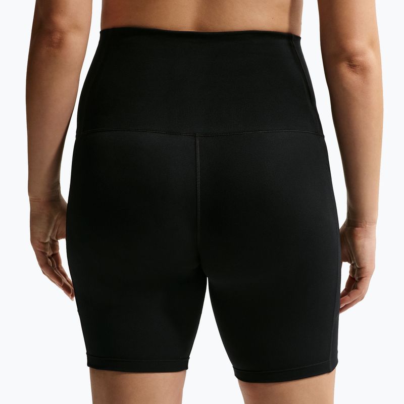 Damen-Shorts Nike One Maternity High-Waisted 8" black/white 6
