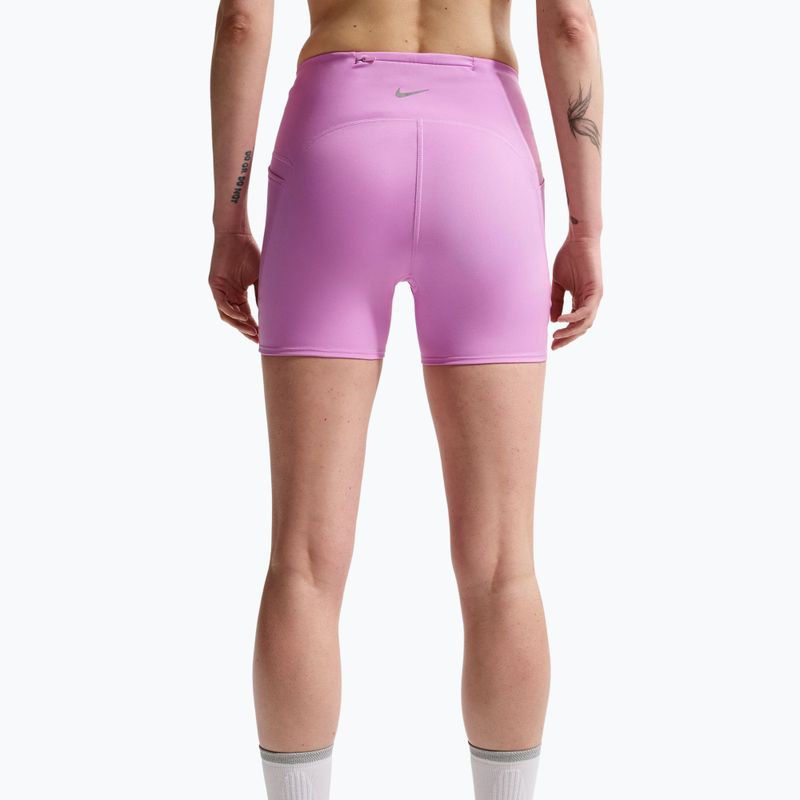Damen-Laufshorts Nike Swift High-Waisted 4" light magenta 4