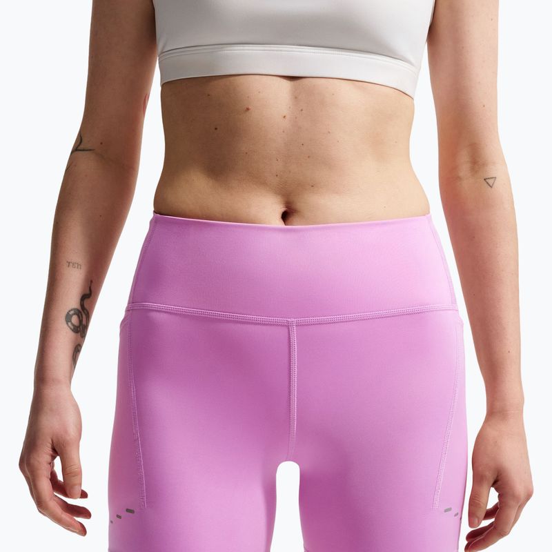 Damen-Laufshorts Nike Swift High-Waisted 4" light magenta 5