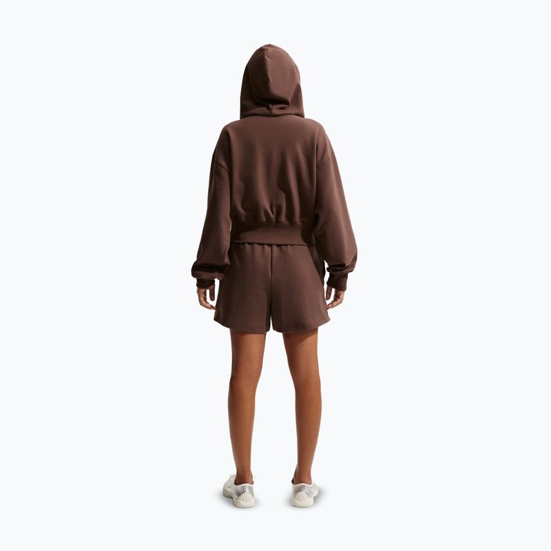 Damen-Hoodie Nike Phoenix Full-Zip Hoodie light chocolate 3