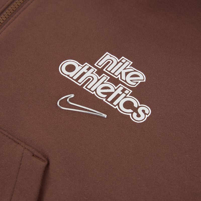 Damen-Hoodie Nike Phoenix Full-Zip Hoodie light chocolate 8