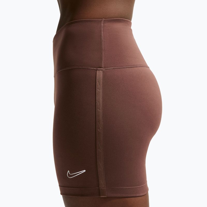 Damen-Shorts Nike One Biker 5" light chocolate 5