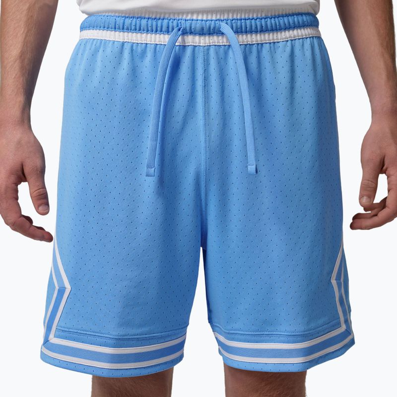 Herren-Basketballshorts Jordan Mesh Diamond 4" university blue/white/white