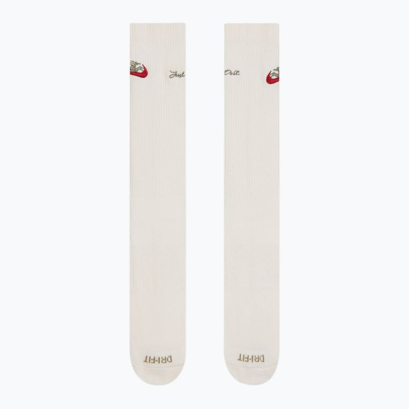 Socken Nike Everyday Plus Crew 3er-Pack sail/neutral olive/team crimson 2