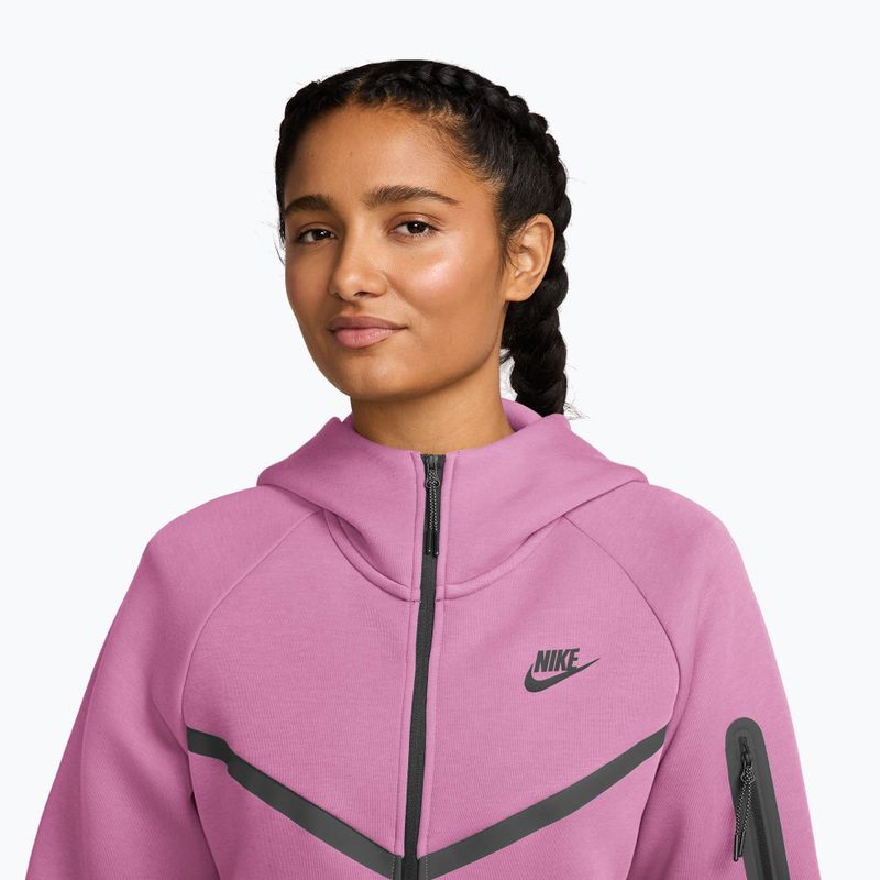 Damenpullover  Nike Sportswear Tech Fleece Windrunner light magenta/black 3