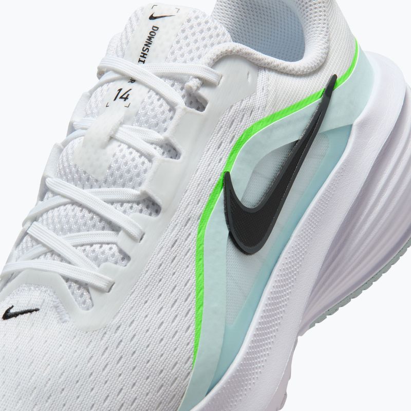 Herren Laufschuhe Nike Downshifter 14 white/glacier blue/green strike/black 7