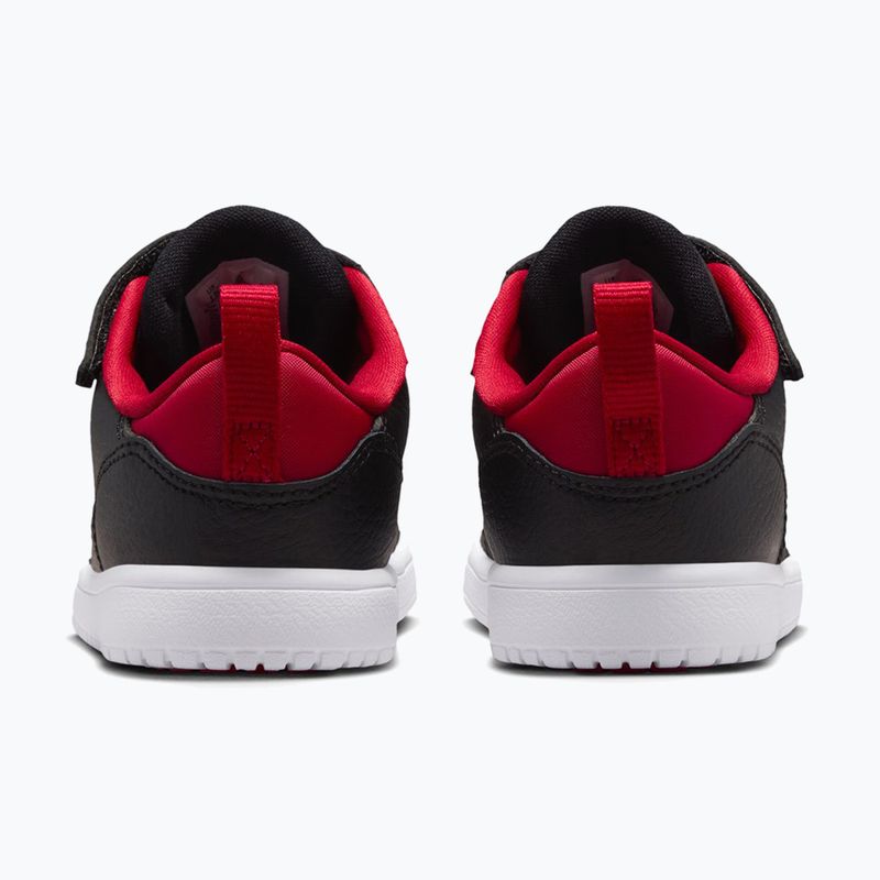 Kinderschuhe Nike Jordan Court Connect Low black/gym red/white 4