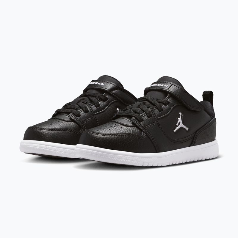 Kinderschuhe Nike Jordan Court Connect Low black/white 3