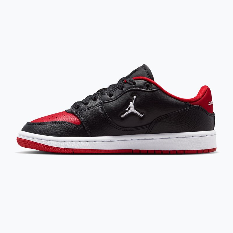 Kinderschuhe Nike Jordan Court Connect Low black/gym red/white 2