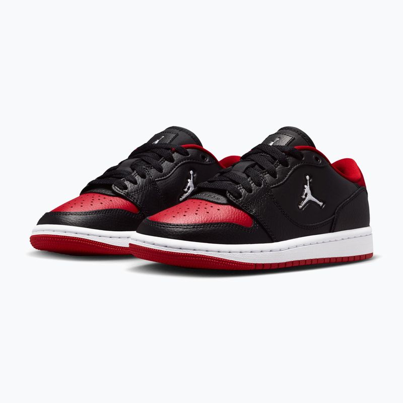 Kinderschuhe Nike Jordan Court Connect Low black/gym red/white 3