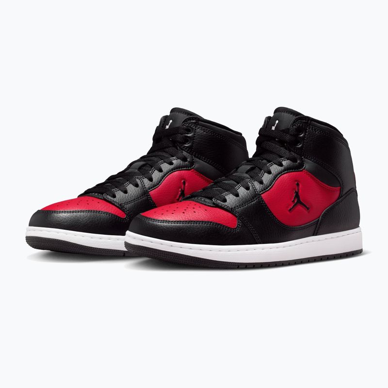 Herren Sneaker Nike Jordan Access Court Mid Black/Gym Red/White/Black 3
