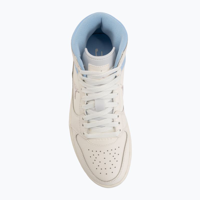 Damen Sneaker Nike Jordan Court Connect Mid Pale Ivory/Psychic Blue/Particle Rose 5