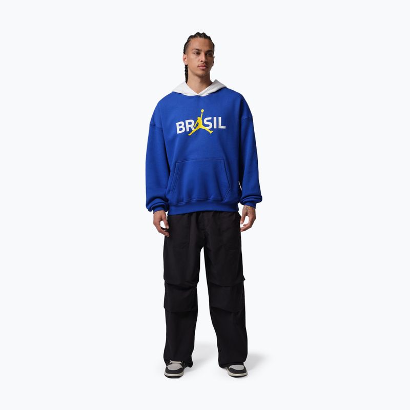 Herrenpullover Jordan Brooklyn Fleece old royal/white 2