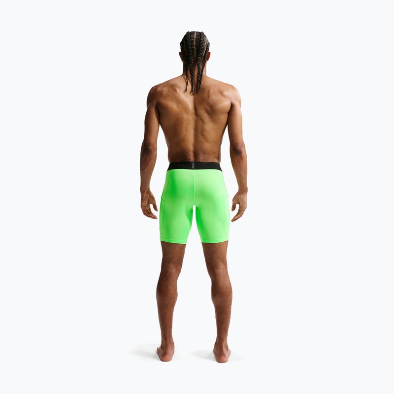 Herren-Trainingsshorts Nike Pro Dri-Fit Fitness Long green strike/black 3