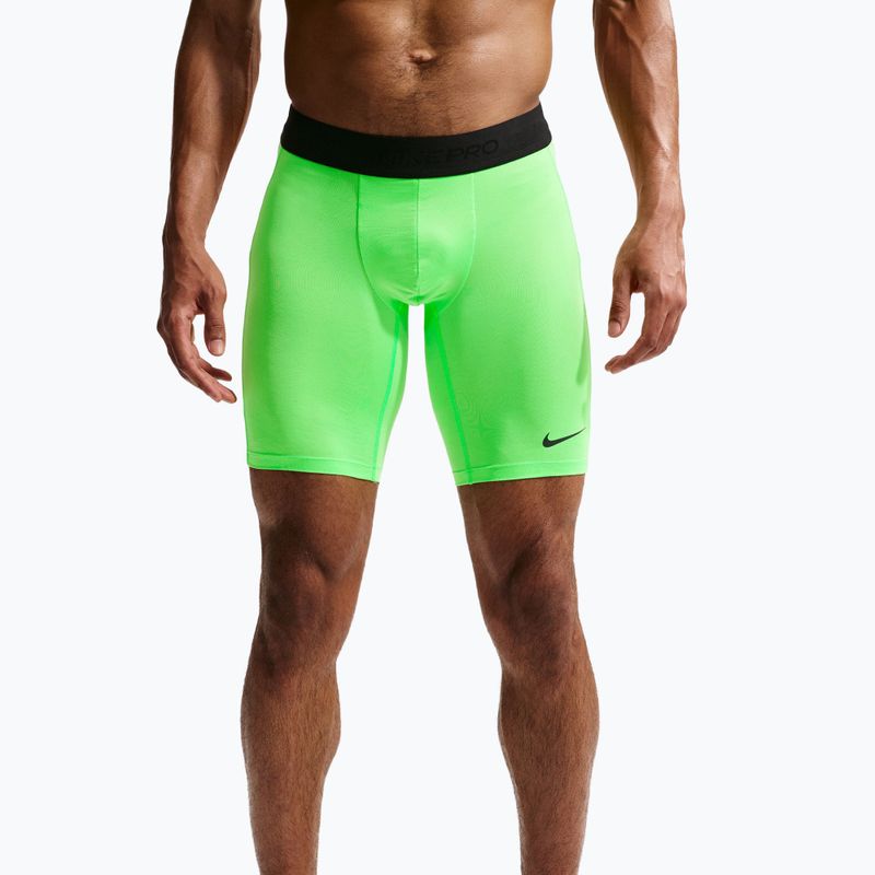 Herren-Trainingsshorts Nike Pro Dri-Fit Fitness Long green strike/black 4