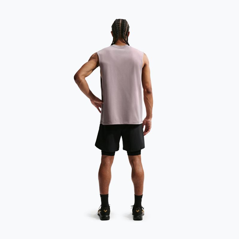 Trainings-T-Shirt Herren Nike Athletic Club Dri-Fit light violet ore/light violet ore 3