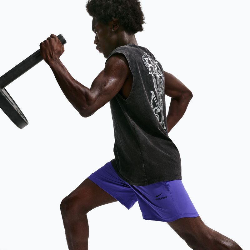 Herren-Shorts Nike Pro Training Dri-Fit 6" persian violet/black 4