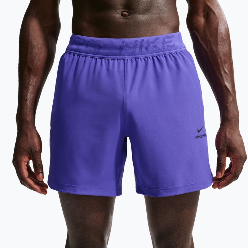 Herren-Shorts Nike Pro Training Dri-Fit 6" persian violet/black 5