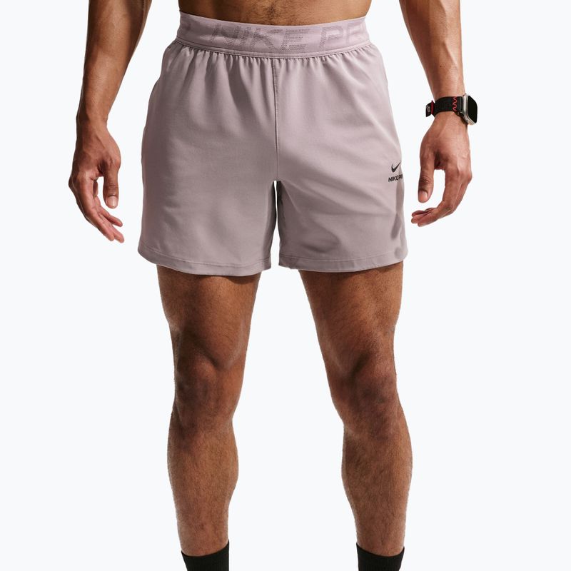 Herren-Shorts Nike Pro Training Dri-Fit 6" light violet ore/black 5