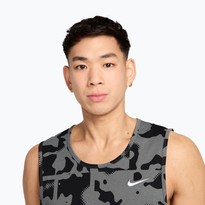 Trainings-T-Shirt Herren Nike Hyverse Dri-Fit TT smoke grey/black/white 3
