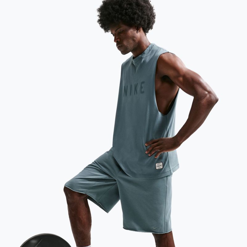 Herren-Shorts Nike Athletic Club Dri-Fit 5" mineral slate/pale ivory/mineral slate 4