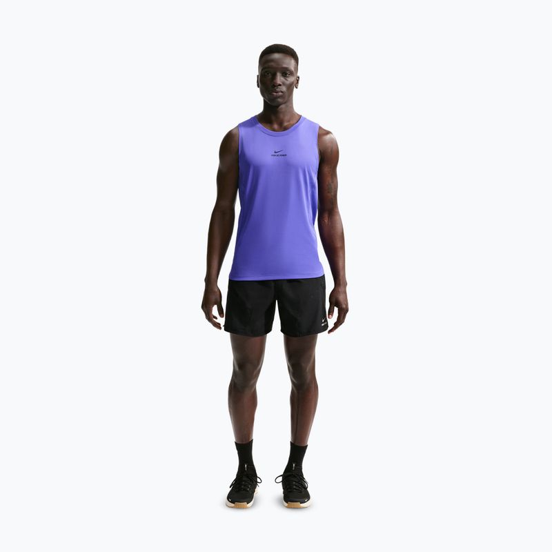 Trainings-T-Shirt Herren Nike Pro Training Dri-Fit persian violet/black 2
