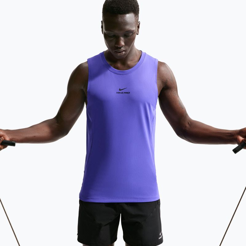 Trainings-T-Shirt Herren Nike Pro Training Dri-Fit persian violet/black 6