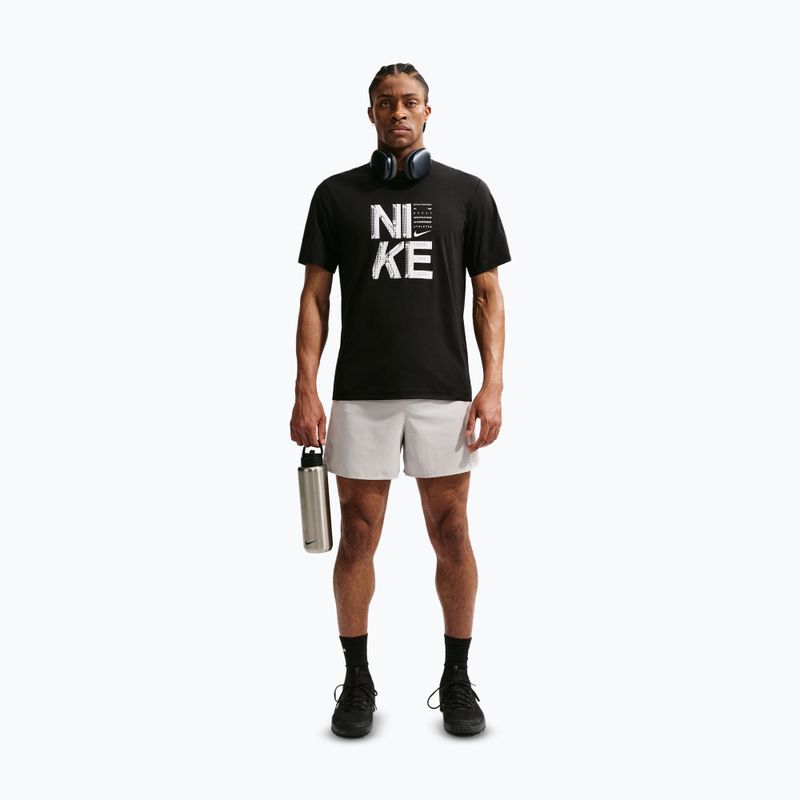 Trainings-T-Shirt Herren Nike Hyverse Dri-Fit Persian black/white 2