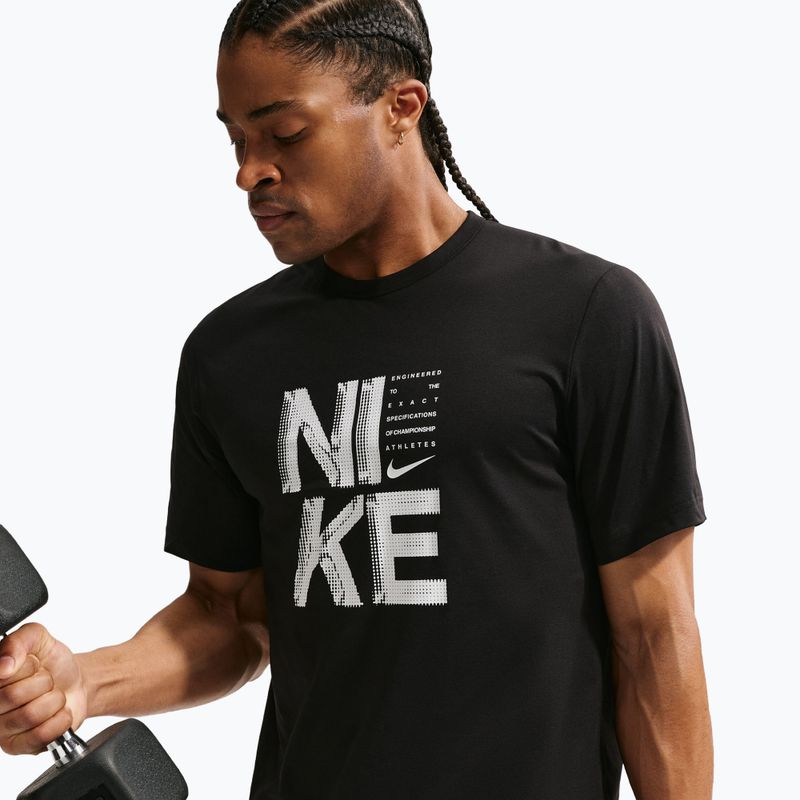 Trainings-T-Shirt Herren Nike Hyverse Dri-Fit Persian black/white 6