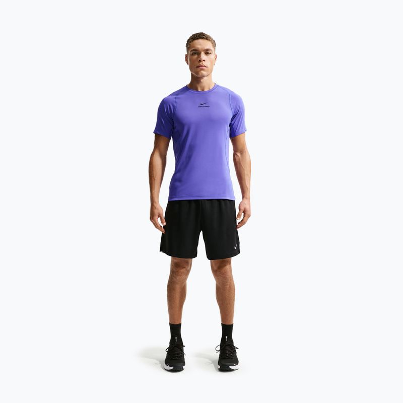 Trainings-T-Shirt Herren Nike Pro Training Dri-Fit persian violet/black 2
