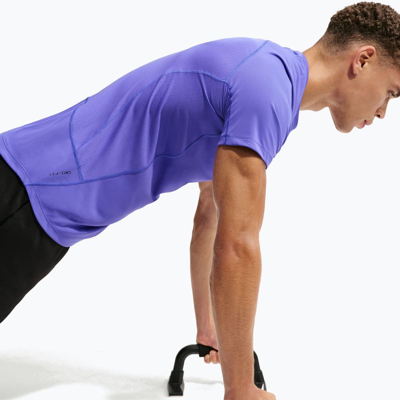 Trainings-T-Shirt Herren Nike Pro Training Dri-Fit persian violet/black 6