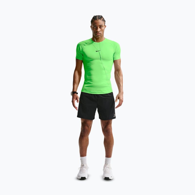 Trainings-T-Shirt Herren Nike Pro Dri-Fit Tight Fitness green strike/black 2