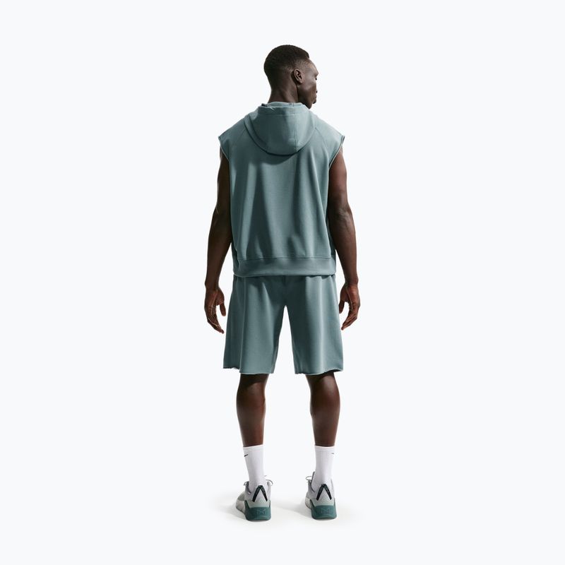 Herren-Trainingssweatshirt Nike Athletic Club Dri-Fit Sleeveless Hoodie mineral slate/mineral slate 3
