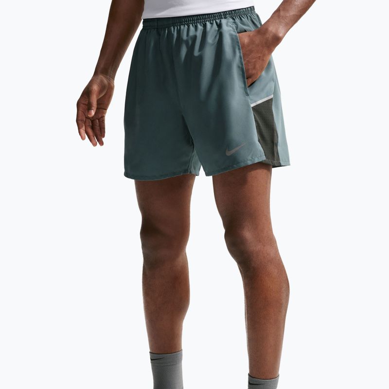 Herren-Laufshorts Nike Miler Dri-Fit 2in1 5" mineral slate 5
