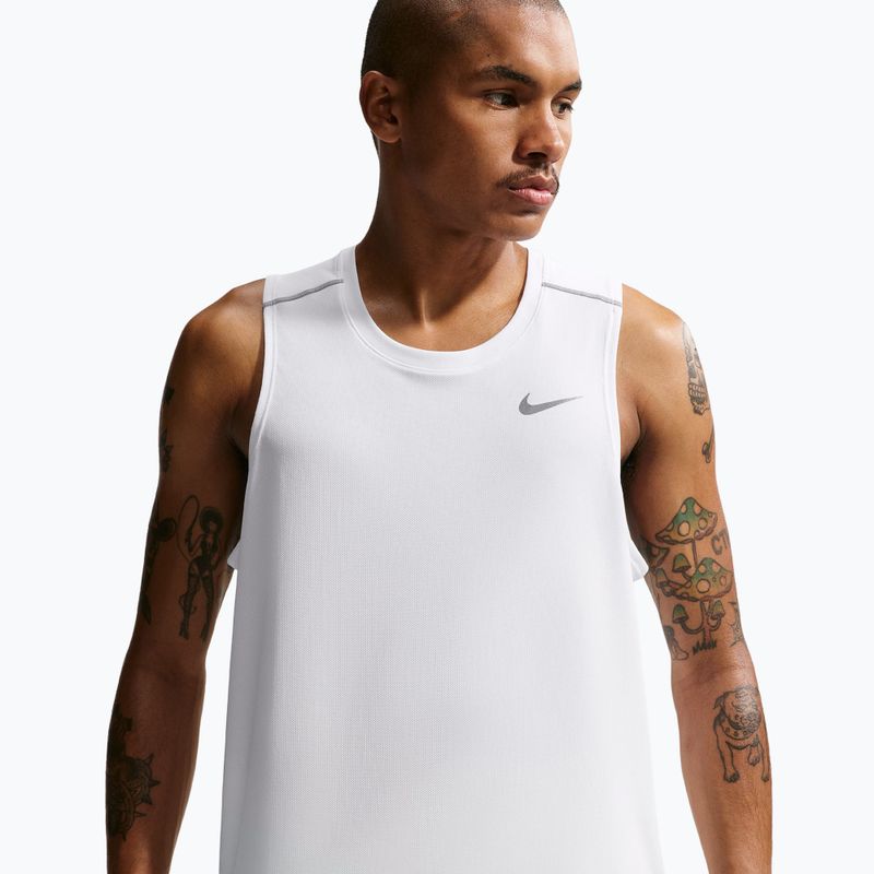 Herren-Laufshirt Nike Miler Dri-Fit white 5