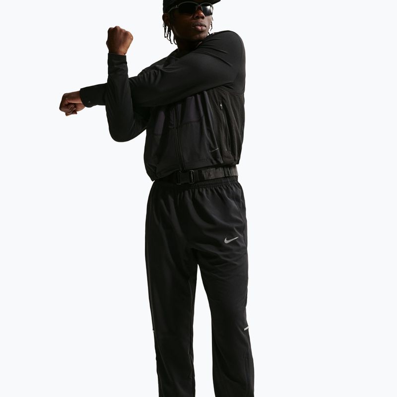 Herrenlaufhose Nike Miler Dri-Fit Woven black/black 4