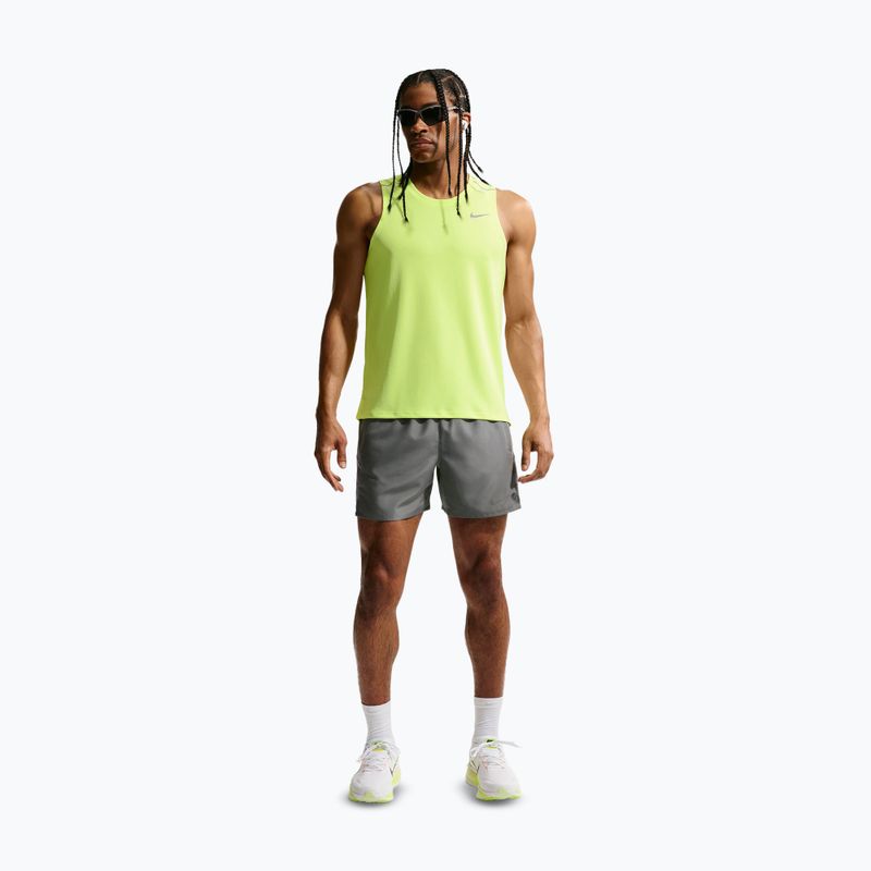 Herren-Laufshorts Nike Miler Dri-Fit 2in1 5" smoke grey/smoke grey 2