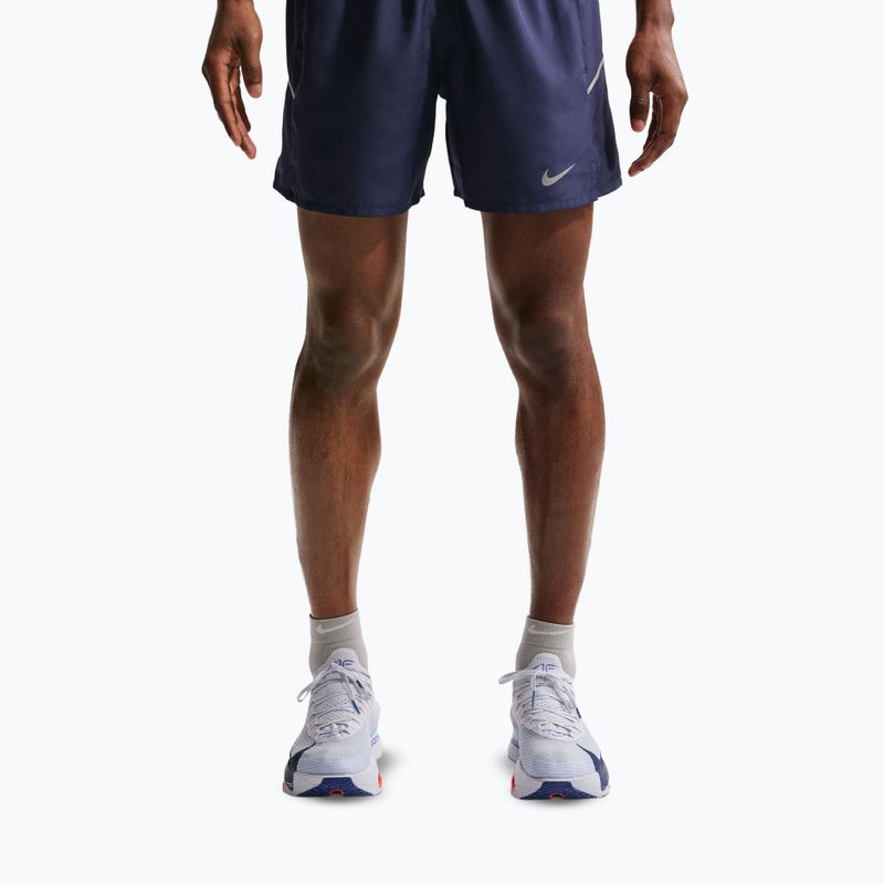 Herren-Laufshorts Nike Miler Dri-Fit 2in1 5" midnight navy 4