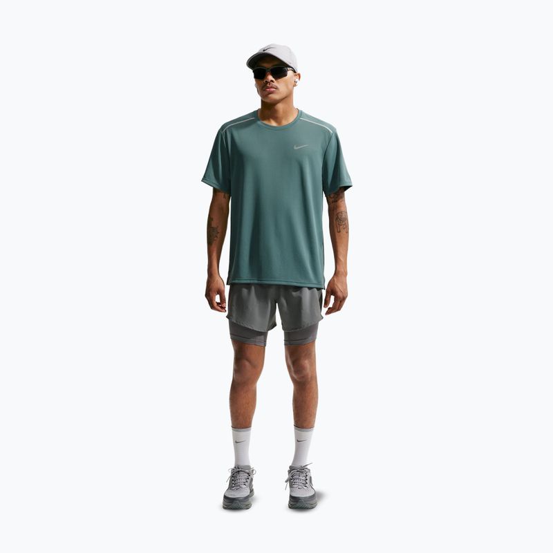 Herren-Laufshirt Nike Miler Dri-Fit UV mineral slate 2