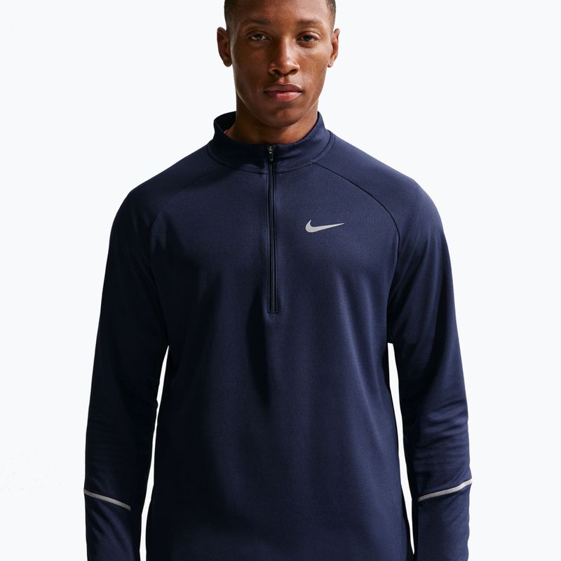Laufsweatshirt für Herren Nike Miler Dri-Fit UV 1/2 Zip midnight navy 4