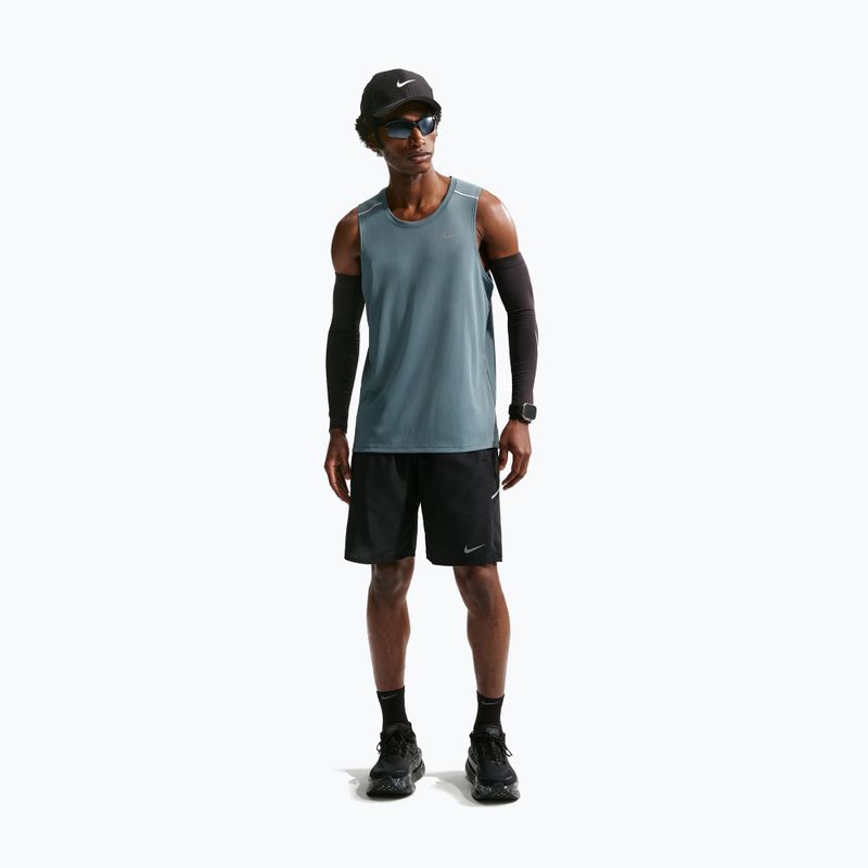 Herren-Laufshirt Nike Miler Dri-Fit mineral slate 2